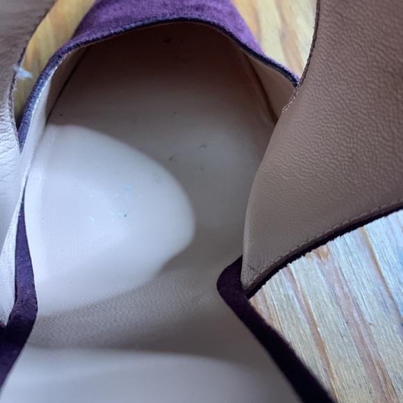 Giorgio Armani Purple Suede Pumps - Picture 9 of 9